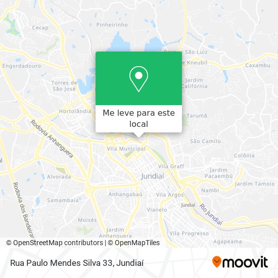 Rua Paulo Mendes Silva 33 mapa