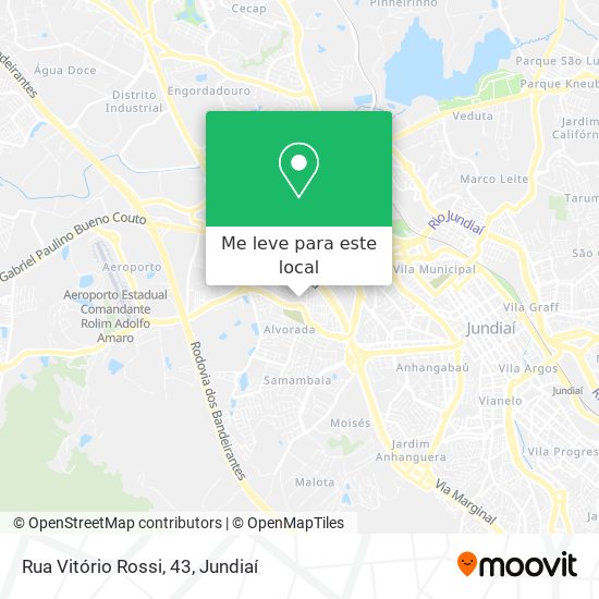 Rua Vitório Rossi, 43 mapa