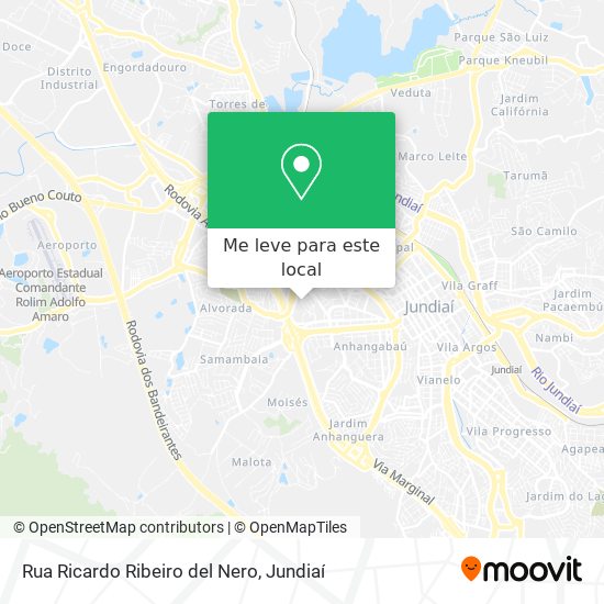 Rua Ricardo Ribeiro del Nero mapa