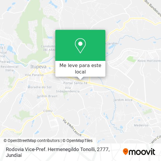 Rodovia Vice-Pref. Hermenegildo Tonolli, 2777 mapa
