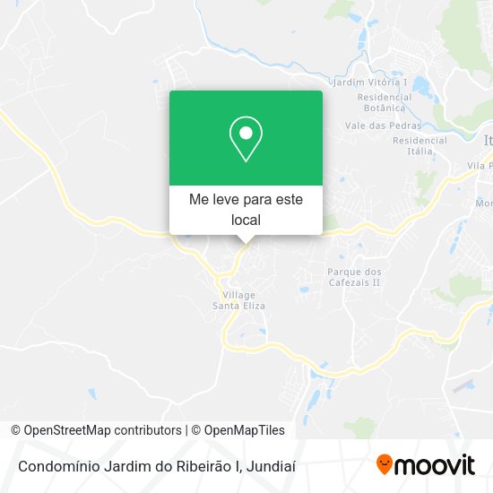 Condomínio Jardim do Ribeirão I mapa