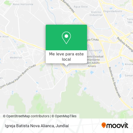 Igreja Batista Nova Alianca mapa