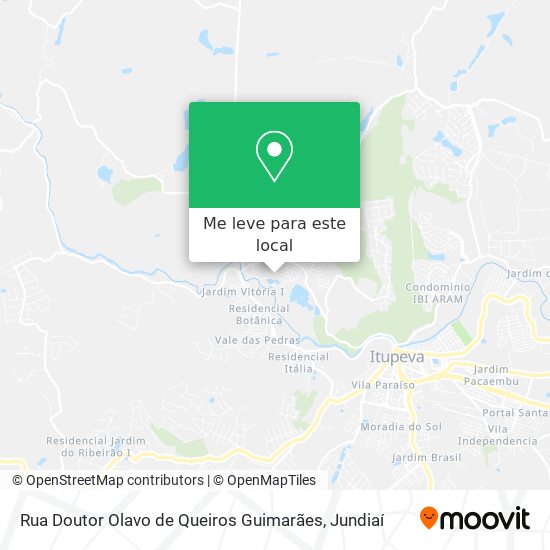 Rua Doutor Olavo de Queiros Guimarães mapa