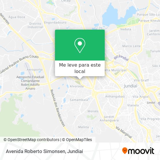 Avenida Roberto Simonsen mapa