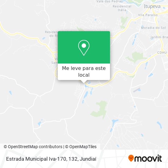 Estrada Municipal Iva-170, 132 mapa