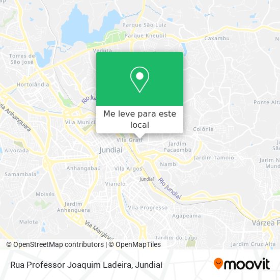 Rua Professor Joaquim Ladeira mapa