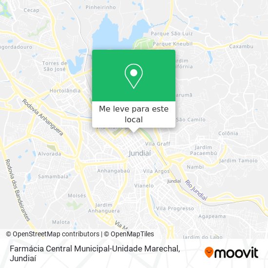 Farmácia Central Municipal-Unidade Marechal mapa