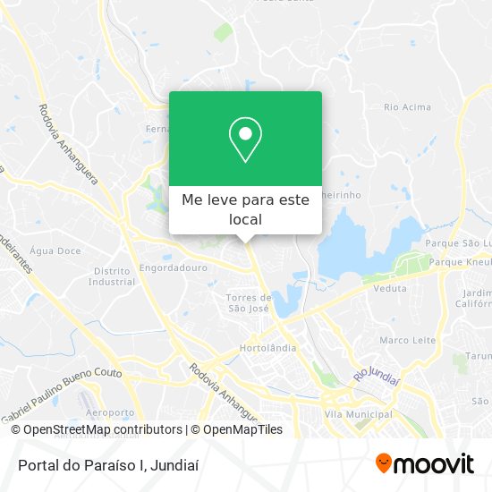 Portal do Paraíso I mapa