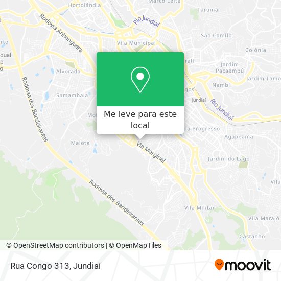 Rua Congo 313 mapa