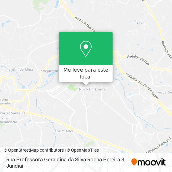 Rua Professora Geraldina da Silva Rocha Pereira 3 mapa