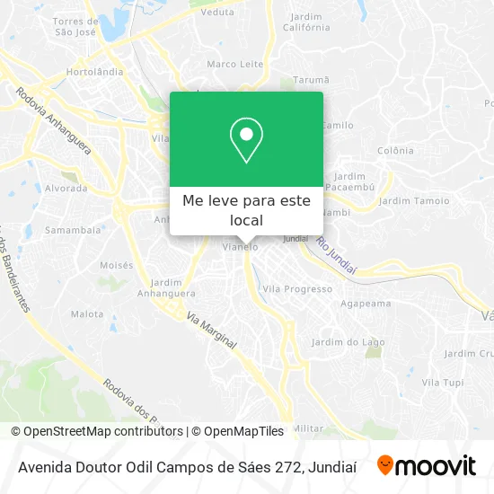 Avenida Doutor Odil Campos de Sáes 272 mapa