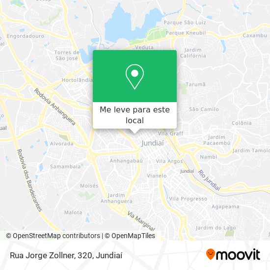 Rua Jorge Zollner, 320 mapa