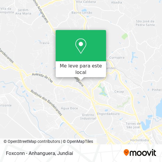 Foxconn - Anhanguera mapa