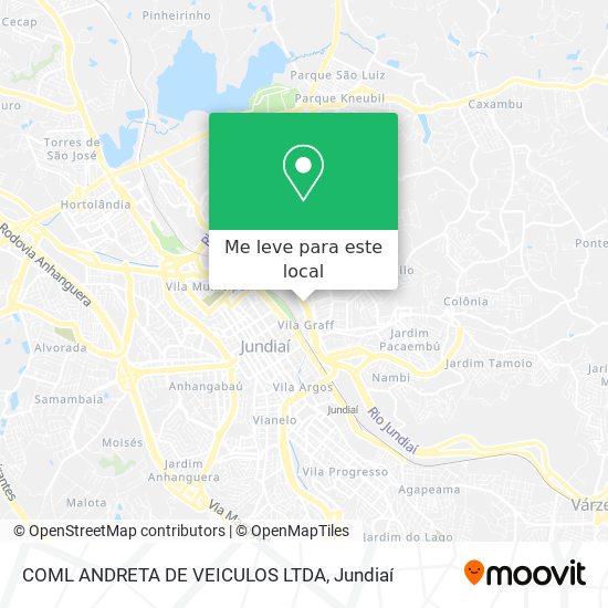 COML ANDRETA DE VEICULOS LTDA mapa