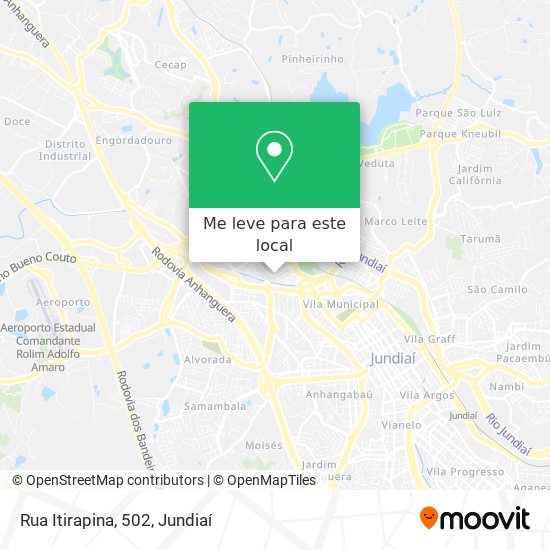 Rua Itirapina, 502 mapa
