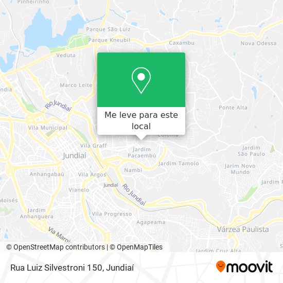 Rua Luiz Silvestroni 150 mapa