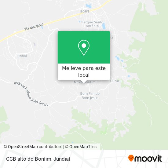 CCB alto do Bonfim mapa