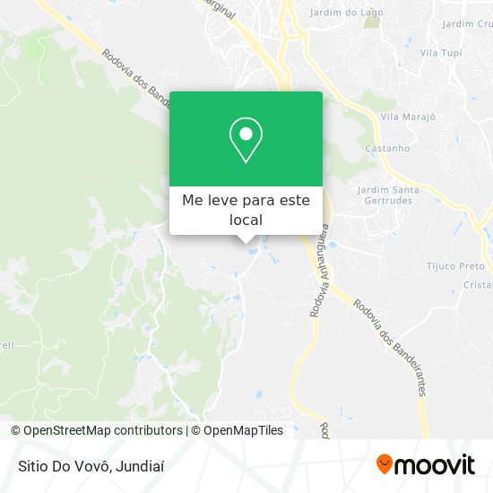 Sitio Do Vovô mapa