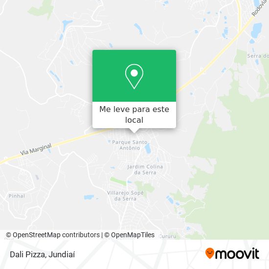 Dali Pizza mapa