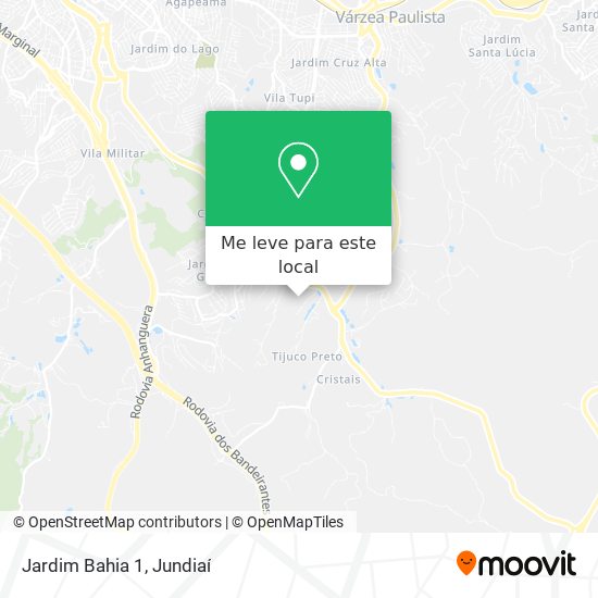 Jardim Bahia 1 mapa