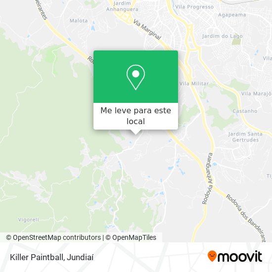 Killer Paintball mapa