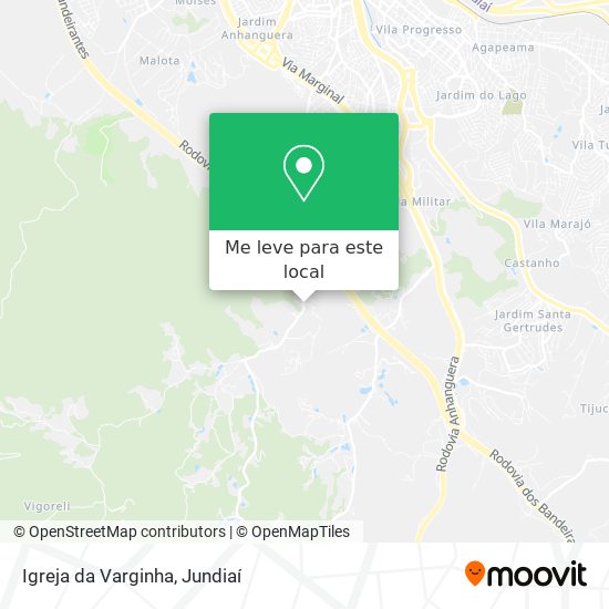Igreja da Varginha mapa
