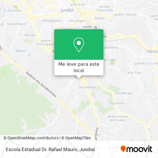 Escola Estadual Dr. Rafael Mauro mapa