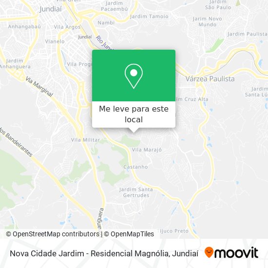 Nova Cidade Jardim - Residencial Magnólia mapa