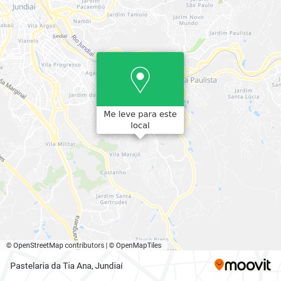 Pastelaria da Tia Ana mapa