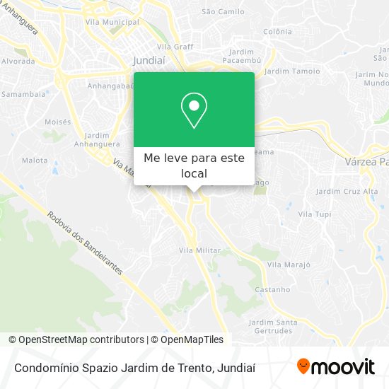 Condomínio Spazio Jardim de Trento mapa