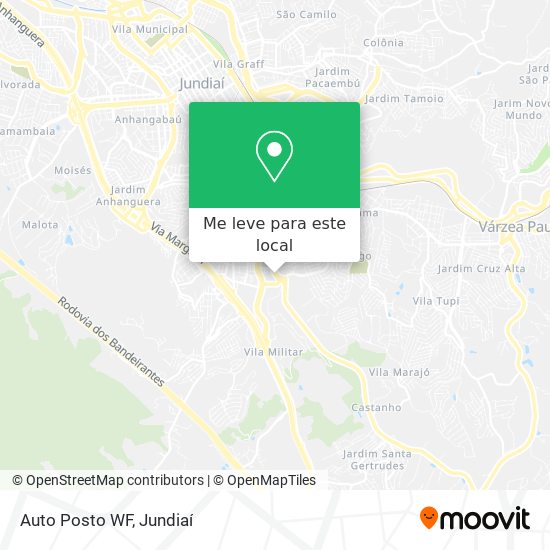 Auto Posto WF mapa