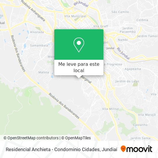 Residencial Anchieta - Condominio Cidades mapa