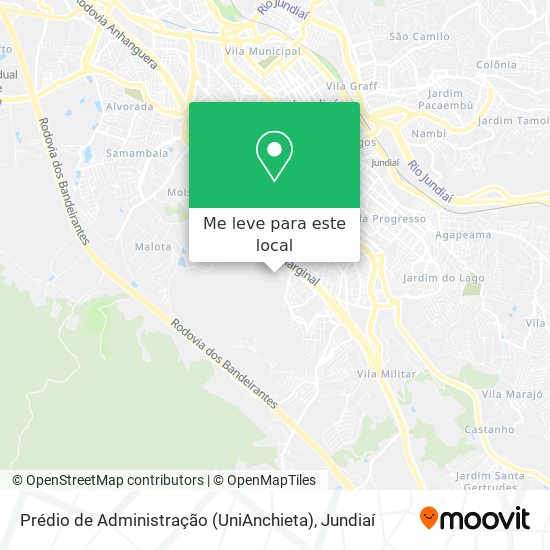 Prédio de Administração (UniAnchieta) mapa
