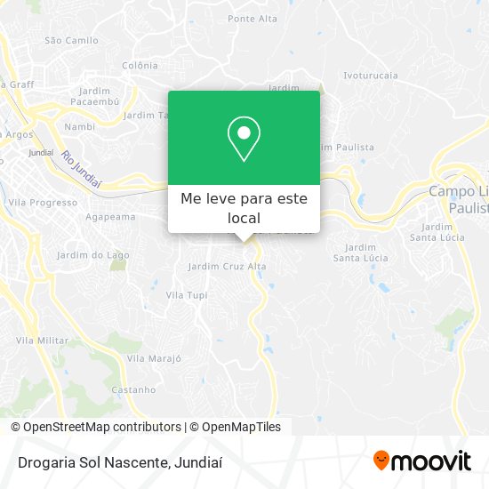 Drogaria Sol Nascente mapa