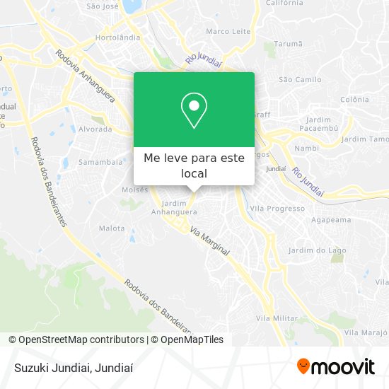 Suzuki Jundiai mapa