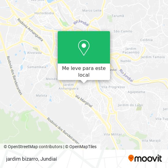 jardim bizarro mapa