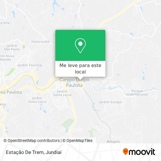 Estação De Trem mapa
