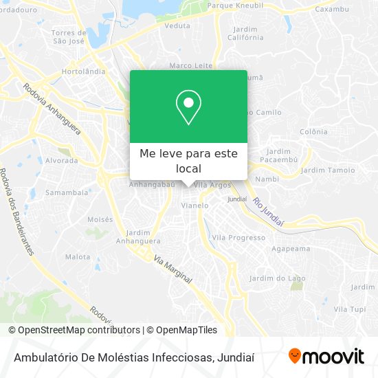 Ambulatório De Moléstias Infecciosas mapa