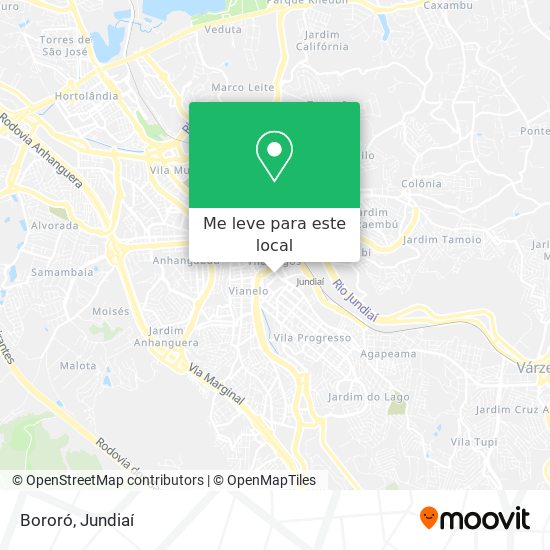 Bororó mapa