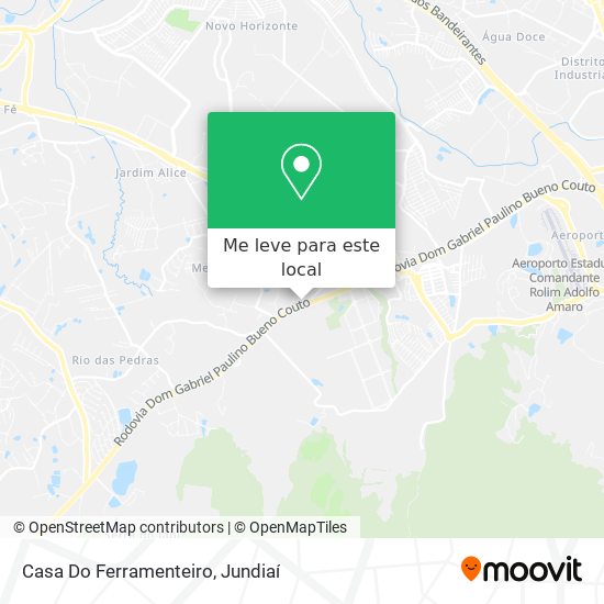 Casa Do Ferramenteiro mapa
