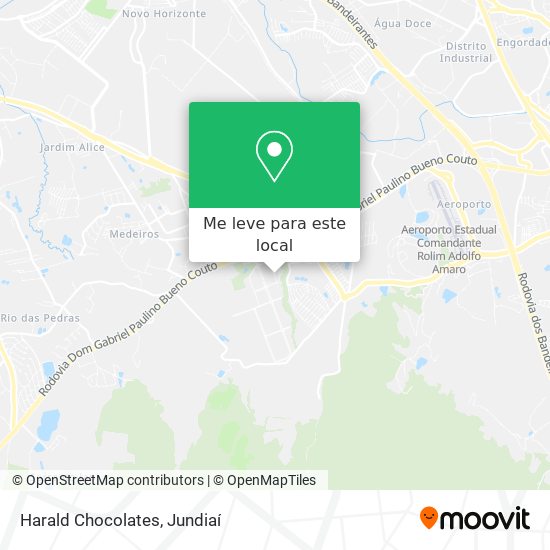Harald Chocolates mapa