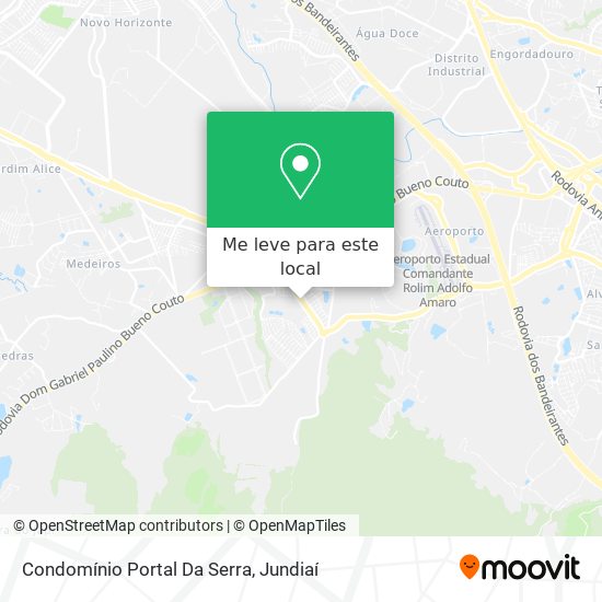 Condomínio Portal Da Serra mapa