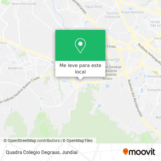 Quadra Colegio Degraus mapa