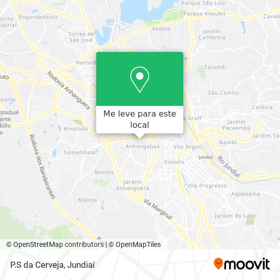 P.S da Cerveja mapa