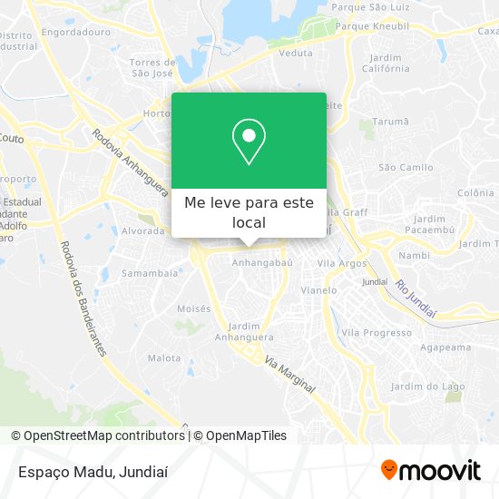 Espaço Madu mapa