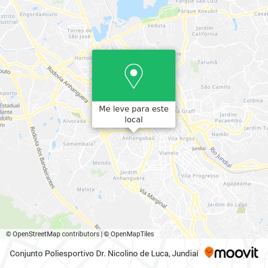 Conjunto Poliesportivo Dr. Nicolino de Luca mapa