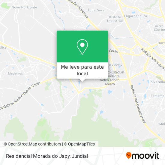 Residencial Morada do Japy mapa