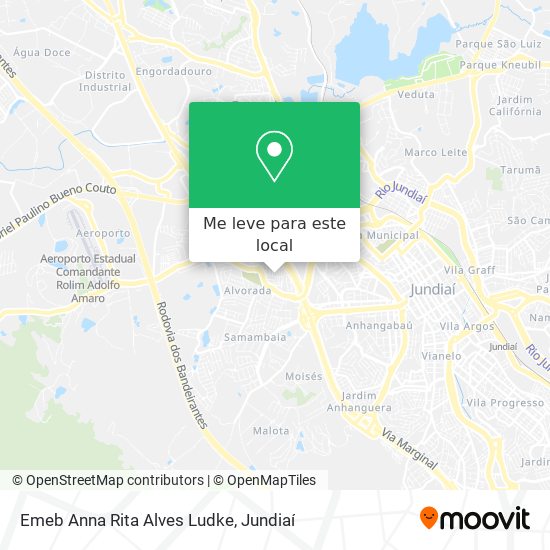 Emeb Anna Rita Alves Ludke mapa