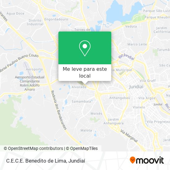 C.E.C.E. Benedito de Lima mapa