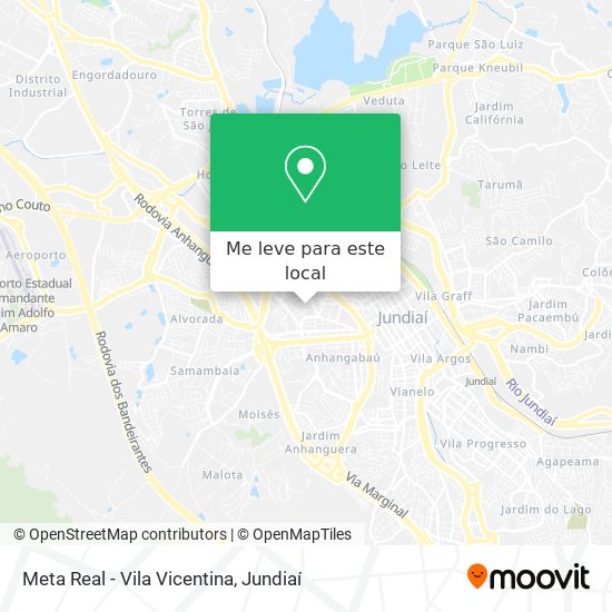 Meta Real - Vila Vicentina mapa